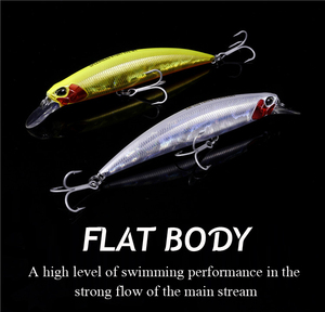 HUIPING 95mm 15g Minnow <span class=keywords><strong>Esca</strong></span> Artificiale 95S <span class=keywords><strong>Esca</strong></span> Rigida <span class=keywords><strong>per</strong></span> la Pesca al Black Bass Wobbler Affondante M095 - Product Image 4