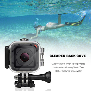 Étui étanche KAMPHO, housse de protection adaptée aux caméras d'action <span class=keywords><strong>Gopro</strong></span> <span class=keywords><strong>Hero</strong></span> 4 <span class=keywords><strong>Session</strong></span> 5 <span class=keywords><strong>Session</strong></span> - Product Image 6