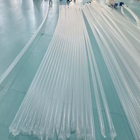 Tuyau flexible transparent haute pression durable sans soudure pour colonne d'air gonflable, plat cylindrique, dureté 85A-90A, PU/TPU