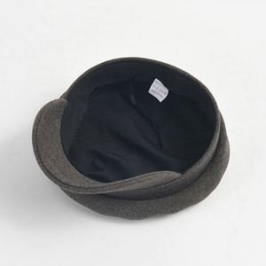 Boina de Moda Otoño Invierno, Gorro Cálido para Mujer, Boina de Lana de Color Sólido, Boina Casual Plana con Visera de Pato, Boina Británica Retro para Mujer - Product Image 6