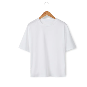 Camiseta personalizada con logotipo OEM para mujer, camiseta en blanco suave Lisa 2023, nuevo diseño, camiseta de seguridad con estampado de malla para mujer - Product Image 4