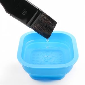 Pinceles Planos <span class=keywords><strong>para</strong></span> Pintura Artística, 4 Estilos, Pelo de Rata Gris Suave Mezclado con Pelo, <span class=keywords><strong>para</strong></span> Acuarela y Óleo - Product Image 6