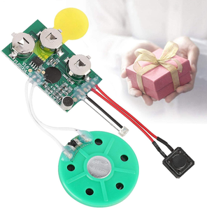 Sensor de luz, caja de regalo de música, Chip de grabación de sonido USB, tarjeta de felicitación, juguetes, módulo de sonido grabable en bucle con botón pulsador - Product Image 1