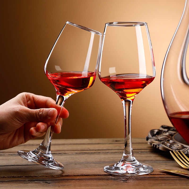 Wholesale customized high quality long stem clear wine glass white red wine glasses goblet red wine glass