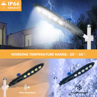 LUMIO Lampadaire LED en aluminium IP66 étanche avec cellule photoélectrique automatique AC COB LED avec angle de faisceau de 70 à 140 degrés Noir/Gris