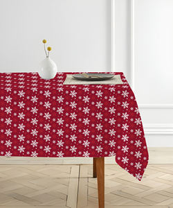 Skymoving giáng sinh vải cho khăn trải bàn ăn vải không thấm nước sang trọng Polyester hình chữ nhật Khăn trải bàn trang trí cho bảng - Product Image 4