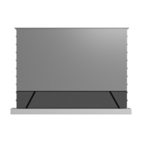 Wupro 100 pouces CBSP écran de levage de sol intelligent conception de grille transparente acoustique Unique écran de projecteur ALR à portée Ultra courte