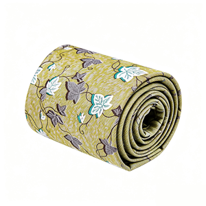 <span class=keywords><strong>Tissu</strong></span> africain imprimé à la cire parfumée à l'huile de rose, 100% coton satiné, motif Ankara royal, rayures <span class=keywords><strong>bleu</strong></span> clair et feuilles de vigne, 6 yards, pour foulard - Product Image 4