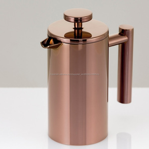 Color dorado 350 ml/600 ml/800 ml/1000 ml aislado de doble pared de acero inoxidable de grado 304 francés prensa café - Product Image 4