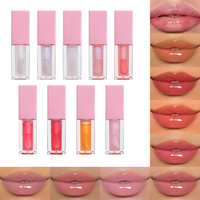 Huile à Lèvres Hydratante Naturelle Bio Ph Changeant de Couleur Effet Repulpant Vegan Teinté, Vente en Gros, Marque Privée, Logo Personnalisé