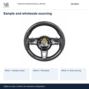 Volant en fibre de carbone pour PORSCHE 911 Open Center Configuration sélectionnée P911BCF - Product Image 5