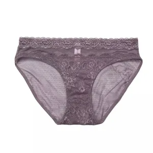 Hot Popular Sexy Women's Briefs Latest Style Cotton Lace Panties For Women Breathable Female Underwear