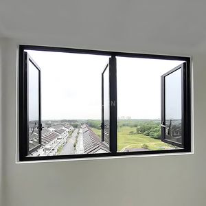 Fenêtres à battants en aluminium à double vitrage, norme américaine NFRC, haute efficacité énergétique, double vitrage - Product Image 1