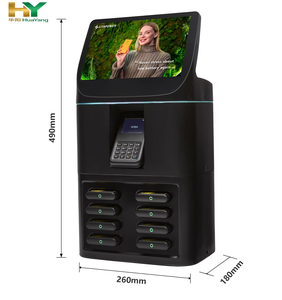 ตู้เช่าแบตเตอรี่สำรองสำหรับร้านอาหาร พร้อมระบบ POS ในตั<span class=keywords><strong>ว</strong></span> 8 ช่อง สำหรับชาร์จโทรศัพท์มือถือ จากผู้ผลิตตู้คีออส - Product Image 3