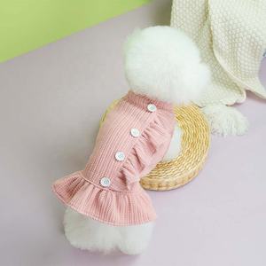 Robe à capuche de Noël en coton de grande taille pour petits chiens vêtements légers de luxe pour animaux de compagnie imperméables décorations classiques simples - Product Image 5
