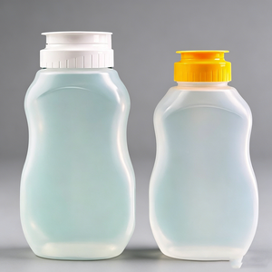 Bouteille en PP <span class=keywords><strong>de</strong></span> qualité alimentaire 280 ml 425 ml facile à presser, distributeur durable avec bouchon à clapet pour les contenants <span class=keywords><strong>de</strong></span> moutarde, <span class=keywords><strong>de</strong></span> ketchup et <span class=keywords><strong>de</strong></span> pâte <span class=keywords><strong>de</strong></span> sésame - Product Image 1