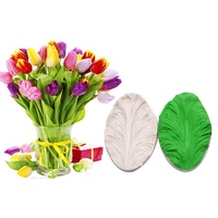 AK Gum paste Tulpen schleier und Cutter Set Ader form Sugar paste Flower Craft Making Tool A350 & VM093 Kuchen dekoration Silikon
