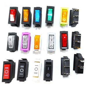 3 Way on OFF on SPDT 3 Pin 3 Position CE KCD3 10A15A20A 250VAC 15*30 rocker <b>switch</b> kcds high current - Product Image 5