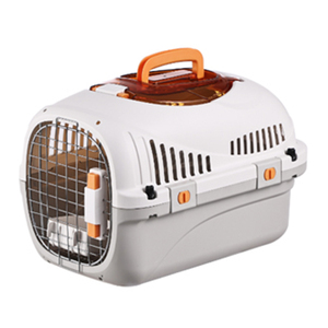 กระเป๋าเป้สะพายหลังลายแมวและลูกสุนัขแบบพกพาได้กรงพลาสติกประตูลวดที่ผ่านการรับรองจากสายการบิน - Product Image 3