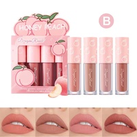 2024 nouveau modèle commerce extérieur rouge à lèvres haute qualité étanche 4 pièces maquillage rouge à lèvres en gros