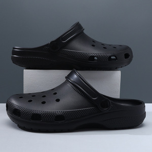 Guru Men's <b>Clogs</b> EVA Outsole 3.5-4cm Heel Height Breathable Summer Outdoor Wear Closed Toe Beach Slippers - Product Image 4