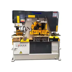 Hydraulic ironworker punch and shear machine punching shearing