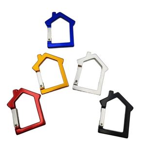 Custom Carabiner Hook Aluminum Alloy House-Shaped Outdoor Climbing Carabiner with Logo <b>for</b> Souvenir Keychain Promotional <b>Gift</b> - Product Image 4
