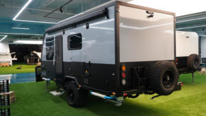 Caravana de Alta Calidad, Remolque Ligero de Aluminio Plegable, Autocaravana de Lujo de 17 pies para Todoterreno, Tienda de Campaña para Viajes, en Oferta - Product Image 3