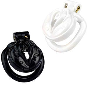 Frrk Realistische Pussy Kuiskooi Voor Sissy <span class=keywords><strong>Fetish</strong></span> Seksspeeltje Met 4 Penisringen En 2 Sleutels Kleine Hars Kuisheidsgordel Voor Mannen Sm - Product Image 1