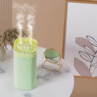 Mini humidificateur de bureau 600 ml, humidificateur portable USB à effet de flamme volcanique, diffuseur d'huiles essentielles, humidificateur ultrasonique pour voiture