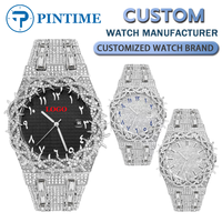 Montre Bling Thorns de haute qualité au meilleur prix, montre pour homme, montre à diamants, montre-bracelet, Reloj, personnalisez votre étiquette