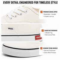Zapatillas de Lona Personalizadas OEM de Gran Tamaño, Unisex, con Cordones, Ligeras, Transpirables, Resistentes, a la Moda, con Suela de Goma