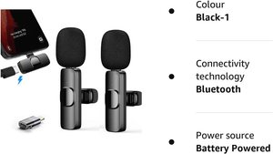 Cho <span class=keywords><strong>iPhone</strong></span>/iOS/Android Plug and Play Micro không dây đồng bộ ghi âm, phát trực tiếp, Youtube, tiktok, <span class=keywords><strong>Facebook</strong></span> - Product Image 2
