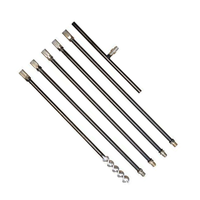 Tarières manuelles pour l'analyse des sols, kits d'échantillonnage de sol, tarière de 5 m avec tube de forage, protection IP55, précision de 0,1 mm