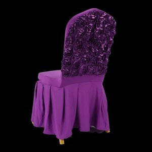 Nouveaux housses de chaise extensibles personnalisées 2023 en polyester, housses de chaise à jupe lavables multicolores pour mariages et événements de banquet - Product Image 4