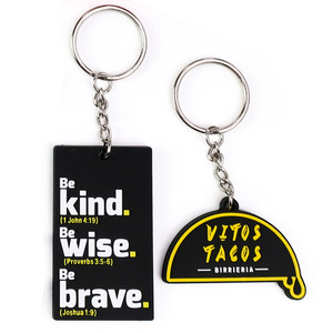 Promotional Business Gift Custom logo Key Chains 2d 3d Pvc Keychains Personalized Key Chain Soft Rubber Keychain