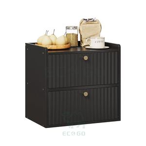 Boîte à pain rectangulaire en bambou rustique de qualité supérieure, conteneur de rangement pour comptoir de cuisine, double couche, écologique, imperméable - Product Image 2