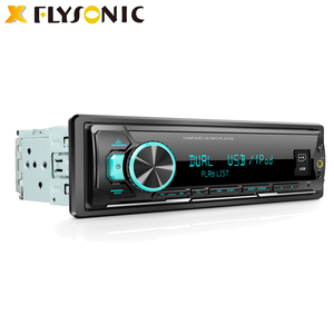 Flysonic-<span class=keywords><strong>radio</strong></span> Universal para coche, receptor <span class=keywords><strong>Fm</strong></span> auxiliar estéreo 1 Din, pantalla LED Sd, reproductor Mp3 - Product Image 3