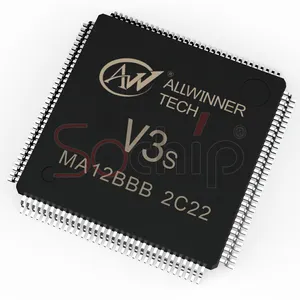 Allwinner V3S + AXP209-02 집적 회로 CPU + PMIC 비디오 인코딩 프로세서 in Camdroid/LINUX 내장 DDR2 메모리 64MB ELQFP