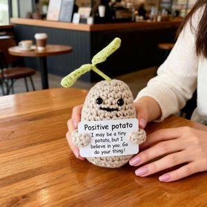 ตุ๊กตาผ้าถักโครเชต์แปลกๆของ Amigurumi ที่ทำด้วยมือพร้อมโน้ตสร้างแรงบันดาลใจไอเดียของขวัญการตกแต่งที่ทันสมัย - Product Image 2