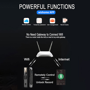 Khóa thông minh tự động mở cửa XSDTS DF03 Wishome công nghệ cao với hệ thống an ninh gia đình bằng giọng nói 9 ngôn ngữ dành cho cửa gỗ & nhôm - Product Image 4