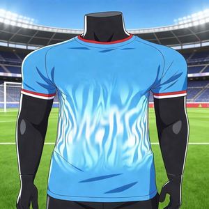 เสื้อฟุตบอลผ้าตาข่ายน้ำหนักเบา คอวี แขนสั้น ระบายอากาศ แห้งเร็ว สำหรับฤดูร้อน ขายส่ง รับสกรีนโลโก้ตามสั่ง - Product Image 4
