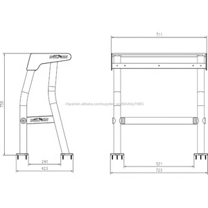 Delfín Pro2 Marina barco asiento inclinada Post con descanso y pesca Rod titulares - Product Image 4