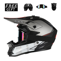 Casque de moto tout-terrain intégral en ABS, motifs de logo personnalisables, pour hommes et femmes, sécurité pour la conduite en toutes saisons