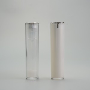 Flacon cosmétique vide en plastique sans air à double paroi, emballage pour <span class=keywords><strong>essence</strong></span>, rechargeable à plusieurs reprises, flacon de lotion sans air - Product Image 5