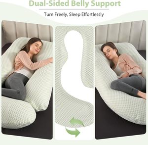 Almohada de Maternidad en Forma de G, Almohada de Embarazo para Dormir, Almohada de Lactancia, Almohada de Soporte Corporal, con Almohada de Memoria - Product Image 2