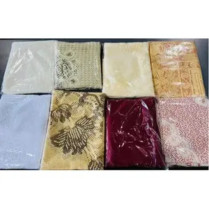 Surtido de Manteles Rectangulares de Encaje, Paquete de 10, Patrón Geométrico Clásico, Mantelería Reutilizable - Product Image 1