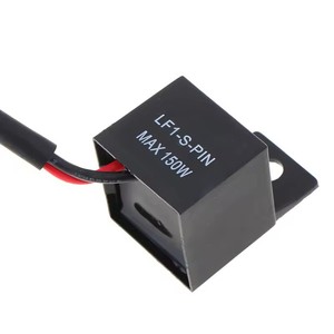 12A 2Pin Electronic <span class=keywords><strong>LED</strong></span> Flasher Relé para Honda Kawasaki Suzuki <span class=keywords><strong>Yamaha</strong></span> Motocicleta Motor Turn Signal Bulb Hyper Flash - Product Image 4