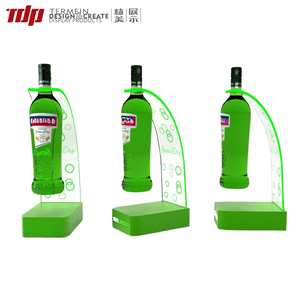 Présentoir à bouteilles <span class=keywords><strong>de</strong></span> <span class=keywords><strong>champagne</strong></span> VIP en acrylique minimaliste portable pour boîte <span class=keywords><strong>de</strong></span> nuit, vente chaude TDP - Product Image 1