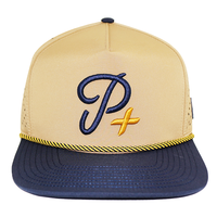Casquette de baseball HS46 à 5 panneaux, imperméable, séchage rapide, perforée au laser, visière plate, avec cordon, confortable, toutes saisons, pour la randonnée et le surf